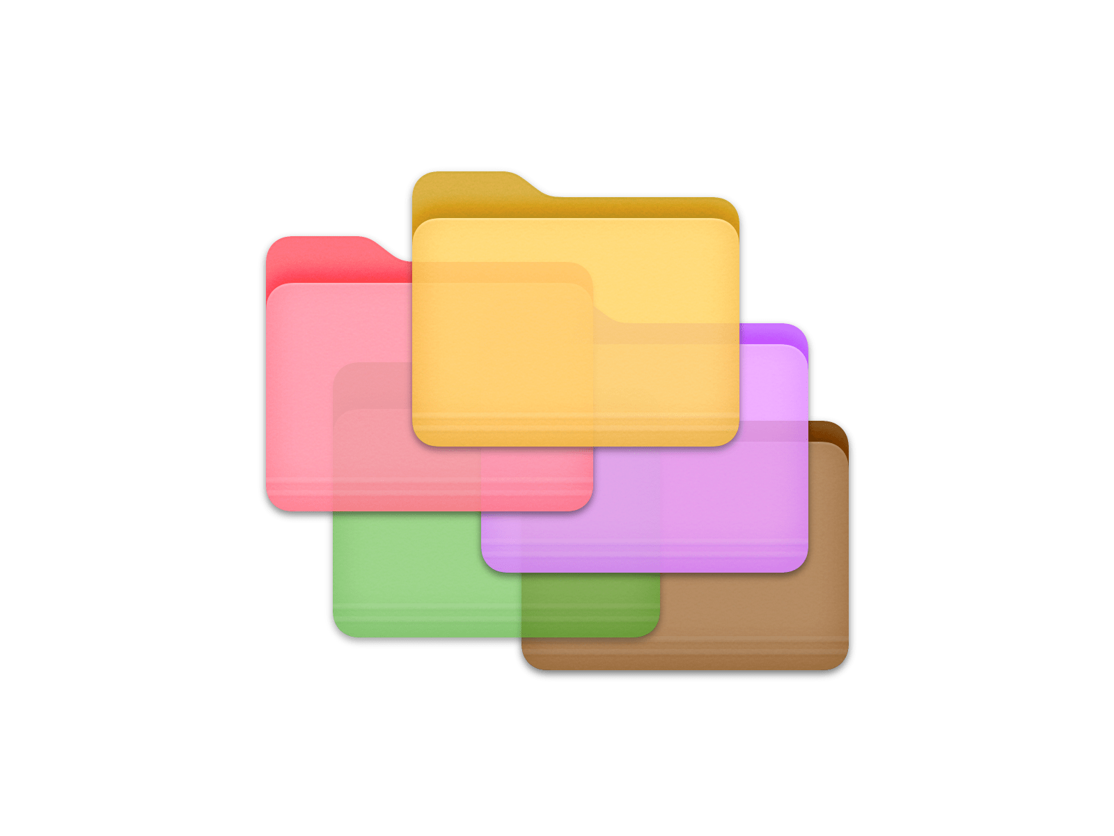 macOS Custom Coloured Folder Icons