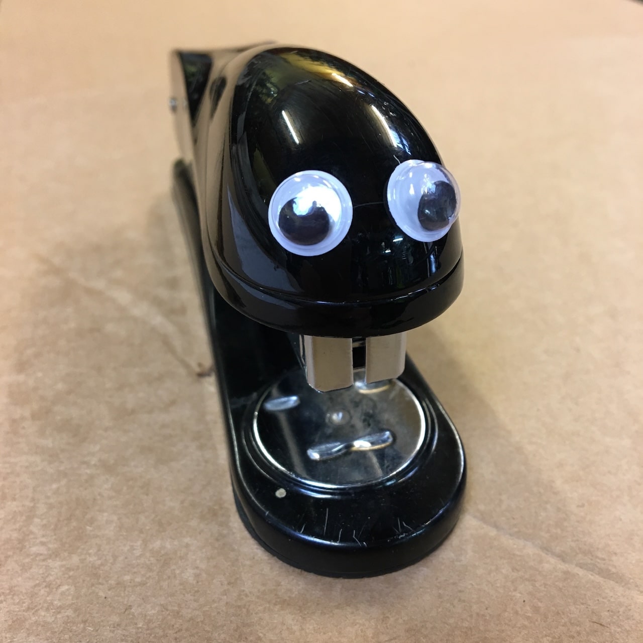 Stapler With Stick on Eyes